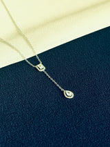 LEE - Dainty Drop CZ Necklace