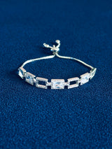 BESSIE - Square CZ Adjustable Bracelet