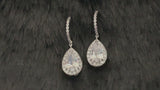 OLIVIA - Delicate Teardrop Earrings In Silver