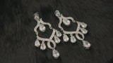 VERONIQUE - Intricate Chandelier Earrings In Silver